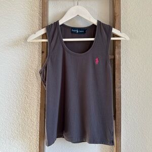 Ralph Lauren Polo Grey Fitted Tank Top Wmn’s Sz: Med